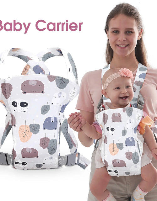 Load image into Gallery viewer, 4 in 1 Baby Carrier, Infant Wraps Carrier Ergonomic Baby Carrier Backpack, Newborn Carrier for Baby Carrier Newborn to Toddler, Colorful
