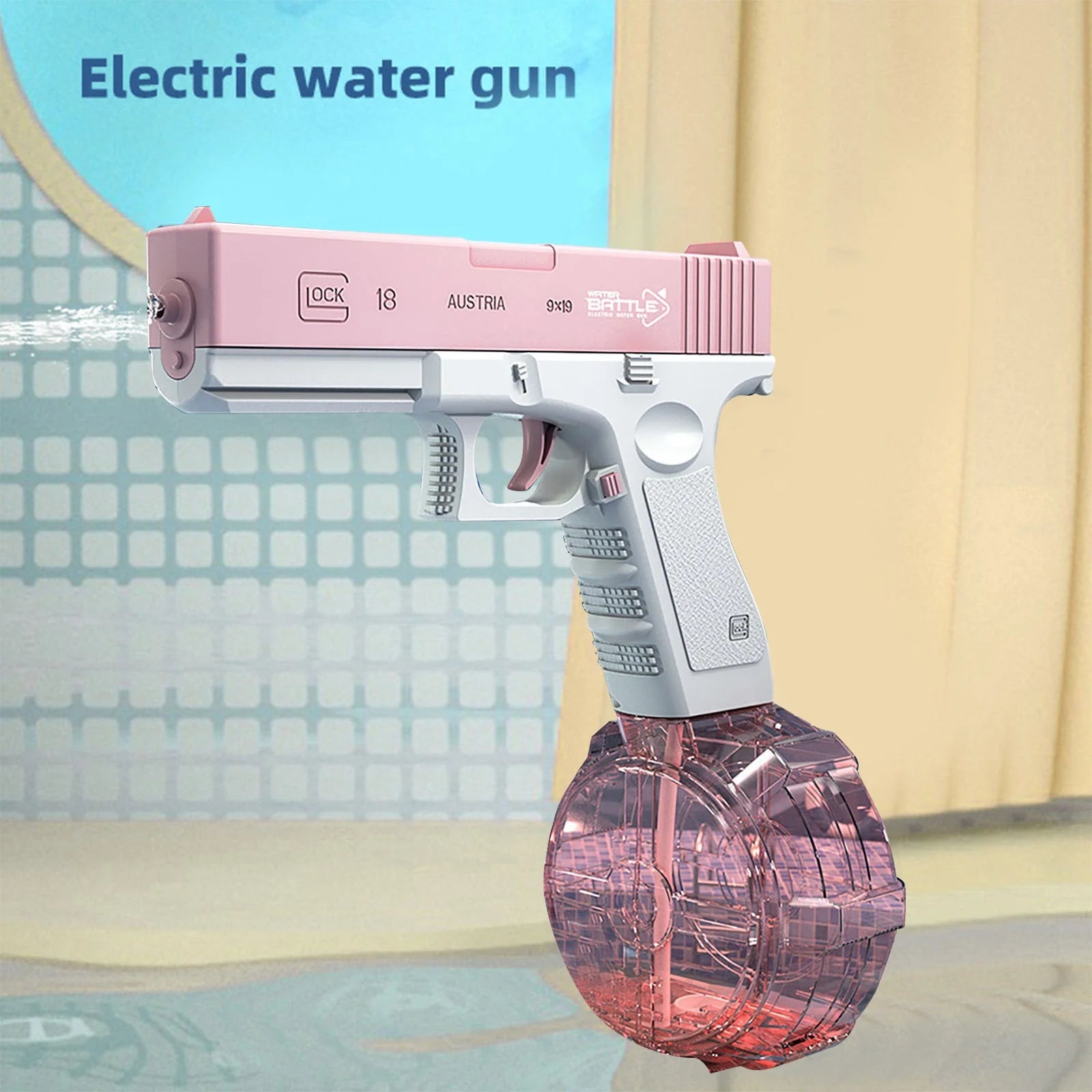 Electric Water for Adults & Kids Rechargeable Water with Large Capacity Super Shooting Swimming Pool and Outdoor Summer Gifts for Boys Girls