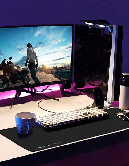 Load image into Gallery viewer, Mouse Pad,Large Gaming Mouse Pad,Extended Mousepad XL with Stitched Edge for Computer Keyboard,Washable Mouse Mat for Office,Home,Computer,Laptop,Black
