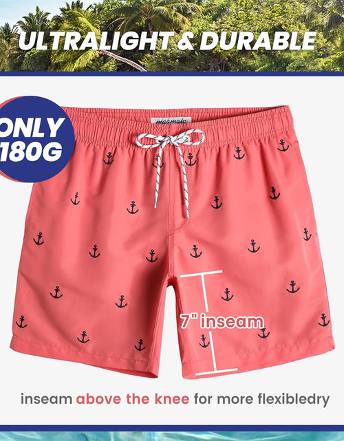 Load image into Gallery viewer, Mens Swim Trunks Quick Dry Swim Shorts with Mesh Lining Funny Swimwear Bathing Suits
