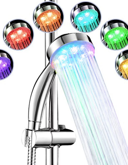 Load image into Gallery viewer, Bathroom 7 Color LED Shower Head with Automatic Changing
